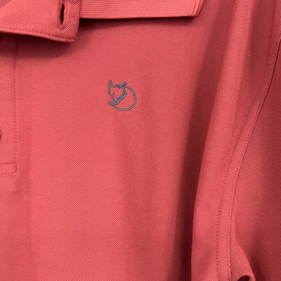 Fjällräven Men's Orange Rust XL Polo-shirts - Picture 4 of 9